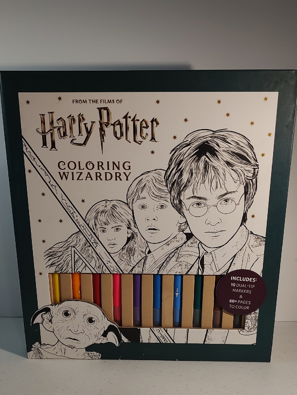 Coloring Wizardry Harry Potter Coloring Book With Marker Set Stored In The Book